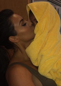 Kim Kardashian a North