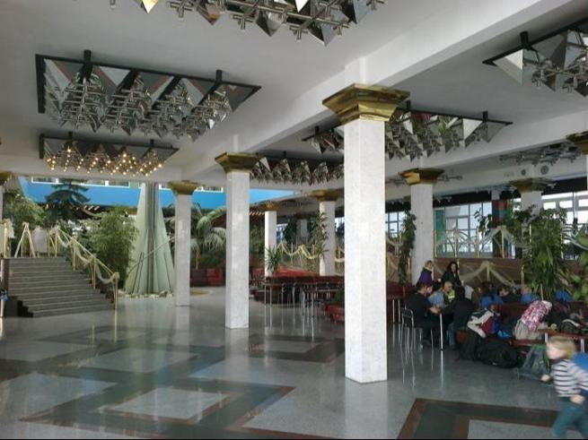 Sanatoria Klimkovice - autor projektu interiéru - kolonáda