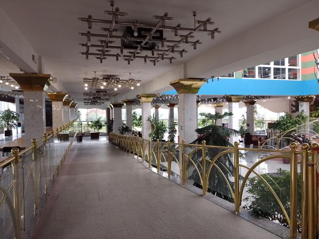 Sanatoria Klimkovice - autor projektu interiéru - kolonáda