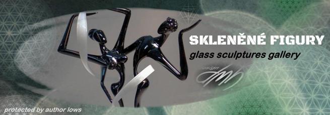 Prezentace autorského designu skleněných figur - největší na světě vyrobené metodou tažení na sklářském kahanu, uděleny PVZ v letech 2001-2003