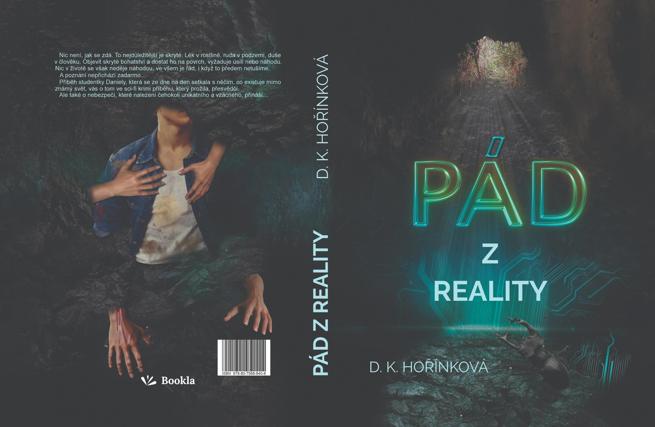 obálka knihy PÁD Z REALITY - románová sci-fi detektivka, 560 stran, 2025