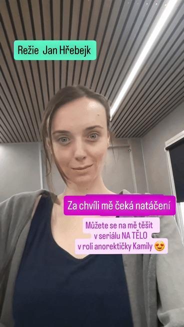 Eliška Sládečková,  2025, natáčení pro Českou televizi,  režie Jan Hřebejk 