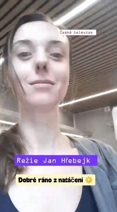 Eliška Sládečková,  2025, natáčení pro Českou televizi,  režie Jan Hřebejk 