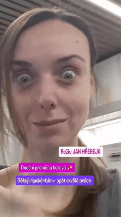 Eliška Sládečková,  2025, natáčení pro Českou televizi,  režie Jan Hřebejk 