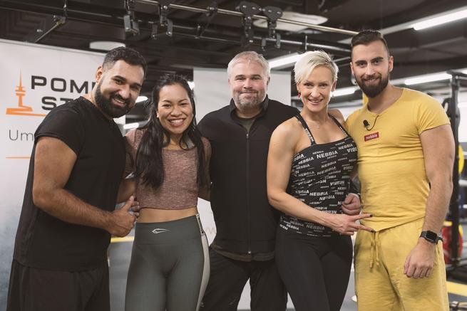 Z natáčení pořadu Cvičení s Pavlem Šalitrošem s Masterchef Česko 2020.