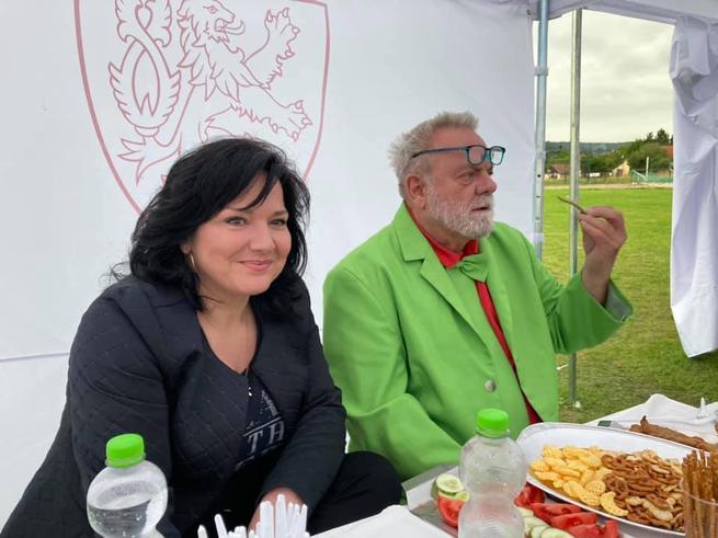 Šárka Rezková a Václav Upír Krejčí