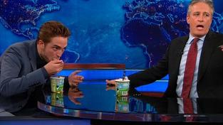 Robert Pattinson a Jon Stewart