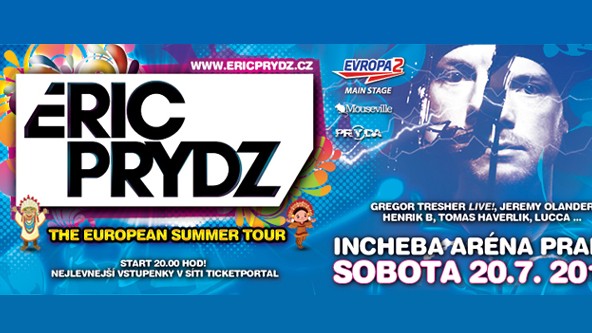 Hvězda největšího formátu, švédský DJ a producent Eric Prydz, vystoupí v sobotu 20.července v Čechách.