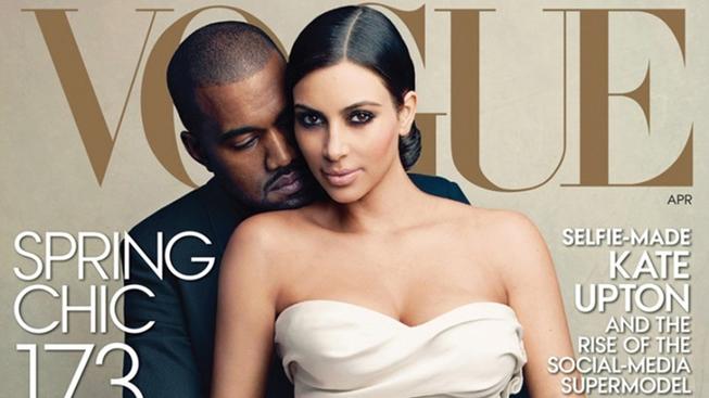 Kanye West a Kim Kardashian na obálce Vogue