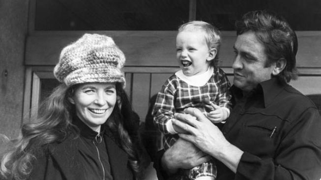 Johnny Cash s rodinou