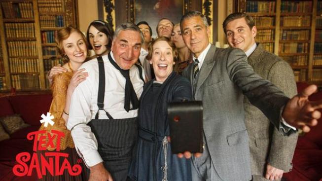 Selfie roku? George Clooney navštívil opatství Downton