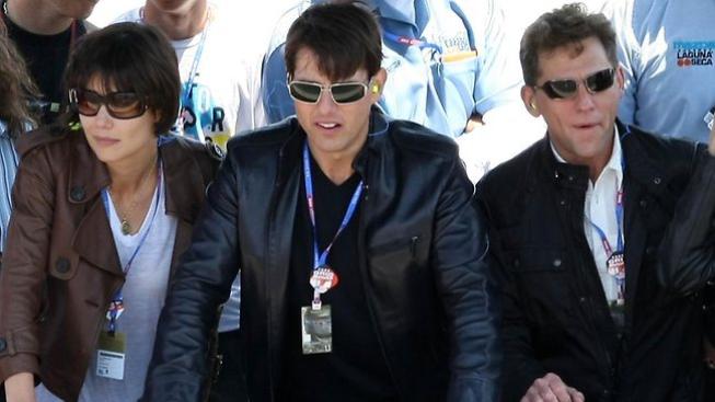 Tom Cruise, Katie Holmes a David Miscavige