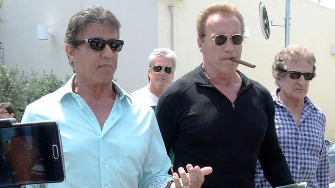 Sylvester Stallone a Arnold Schwarzenegger si to chtějí rozdat v ringu