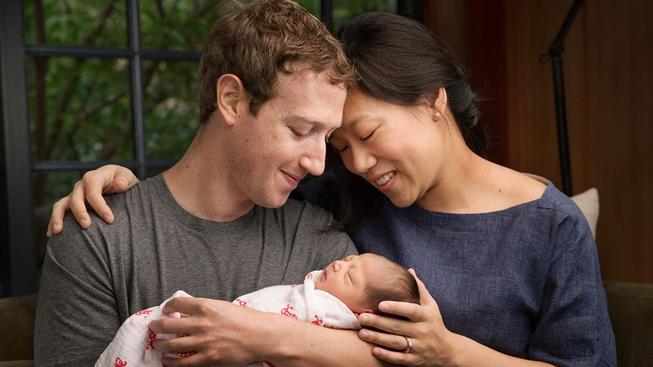 Mark Zuckerberg s rodinou