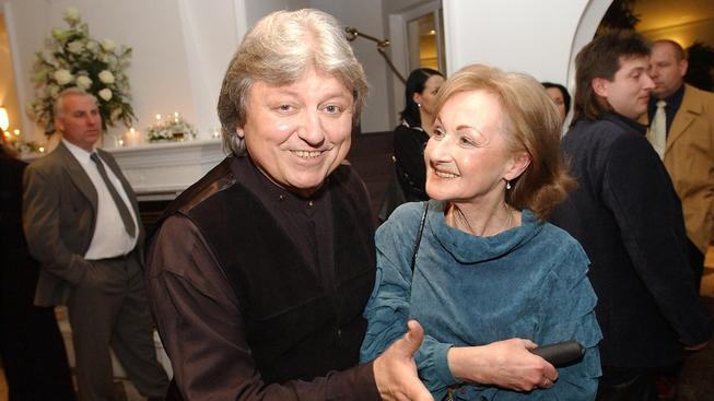 Václav Neckář s manželkou