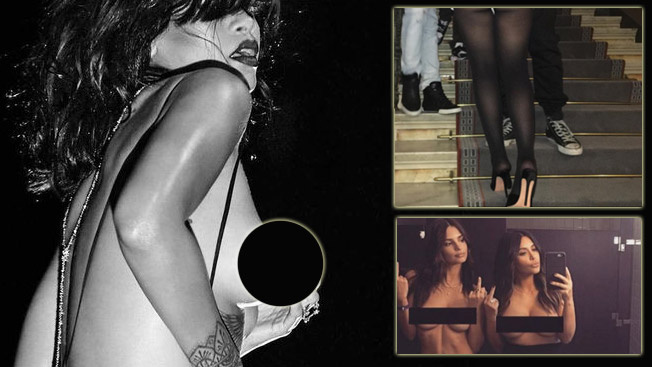 To nejlepší ze sociálních sítí: Rihanna ukázala bradavky, Mariah Carey zadek!