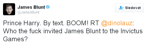 James Blunt odpověď