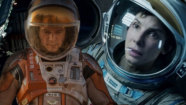 Marťan nebo Gravitace? Který z úspěšných filmů se vám líbí více?