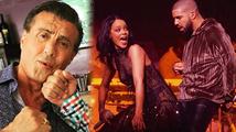 Stallone nepřímo dementoval zvěsti o své smrti, Rihanna dál flirtuje s Drakem