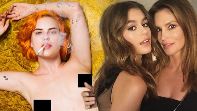 To nejlepší ze sociálních sítí: Nahá Tallulah Willis a Cindy Crawford s dcerou