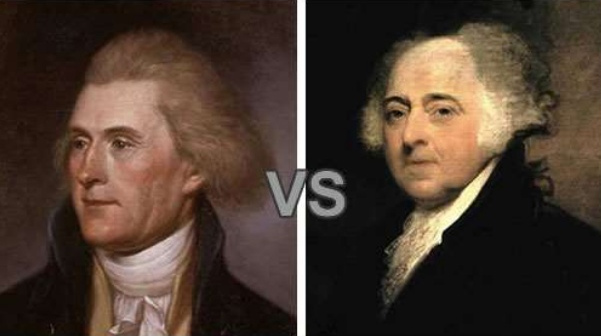 Thomas Jefferson VS John Adams