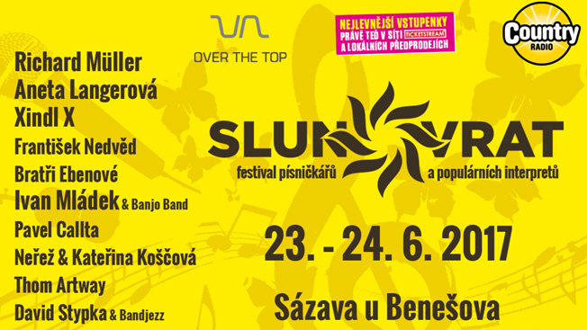 Nový festival Slunovrat na břehu řeky Sázavy se uskuteční již  za 10 dní!