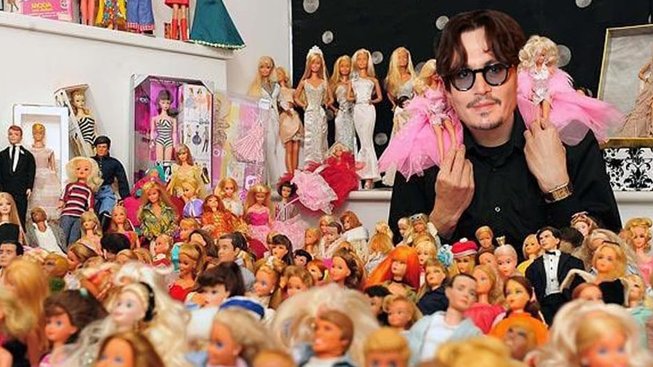 Johnny Depp a barbie