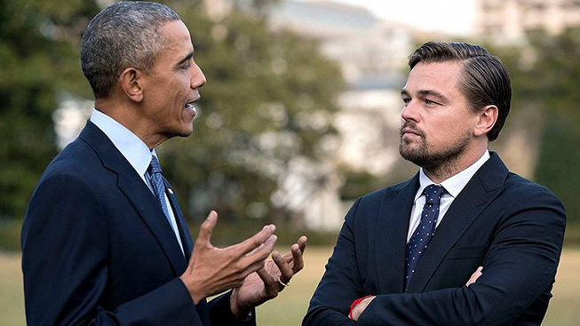Barack Obama, Leonardo DiCaprio
