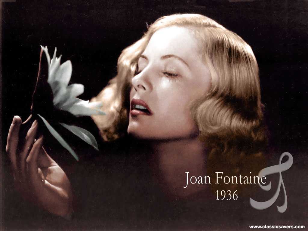 Joan Fontaine.