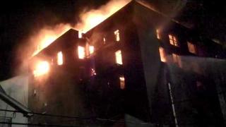 5 ALARM FIRE IN FLATBUSH AVE D AND E 29 ST (BROOKLYN,NY) 
