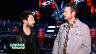 Adam Levine & Blake Shelton Find Humor On 'The Voice' - Access Hollywood