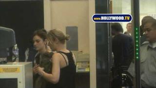 Ali Lohan At The Beverly Hills Courthouse