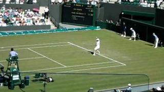 Andy Murray vs Jan Hajek at Wimbledon 2010 