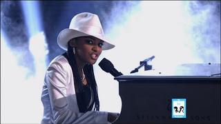 China Anne McClain as Alicia Keys on Sing Your Face Off