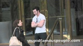EXCLUSIVE: Kevin Jonas talks to woman at Trump Hotel