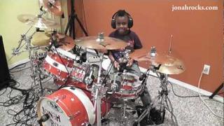 Foo Fighters - Everlong, 7 Year Old Drummer, Jonah Rocks