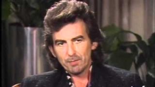 George Harrison talks about "Cloud 9" & Jeff Lynne (very rare interview)