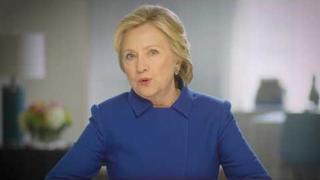 Hillary Clinton urges Democrats to keep fighting 
