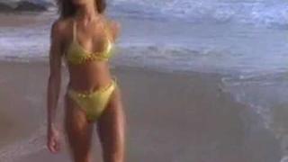 Hot Ass in Gold Bikini