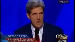 John Kerry Speaking at the DNC Part 2