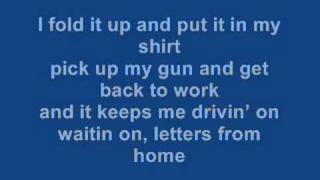Letters From Home Lyrics - John Micheal Montgomery