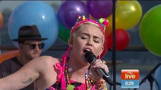 Miley Cyrus - We Can't Stop (Live on Sunrise)