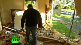 Narrow Escape: Car crashes into bedroom in Australia