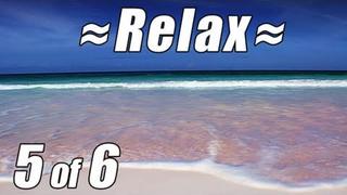 RELAX Best CARIBBEAN BEACH #5 PINK SAND BEACH + Ocean Sounds Wave Beach Waves noises 4 Sleep