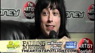 Ronnie Radke of Falling in Reverse on The Artist Spotlight TV