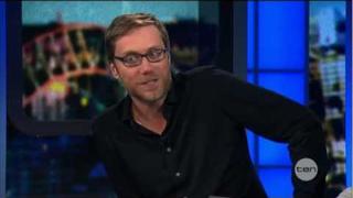 Stephen Merchant interview on The Project (2012)