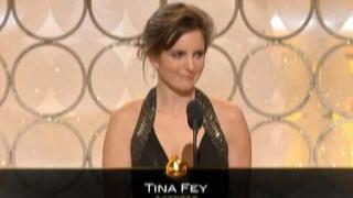 Tina Fey Wins Best Actress TV Series Musical or Comedy - Golden Globes 2009