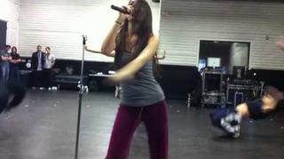Victoria Justice dances to "Beggin' On Your Knees"