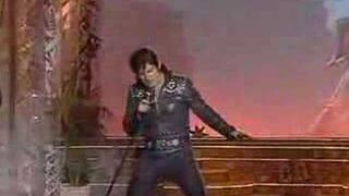 Vladimir Hron imperosnating Elvis Presley