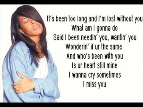 Profilový obrázek - Aaliyah - I Miss You [Karaoke/Intrumental] + LYRICS